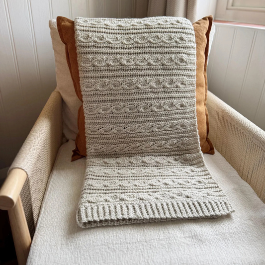 Textured Crochet Blanket