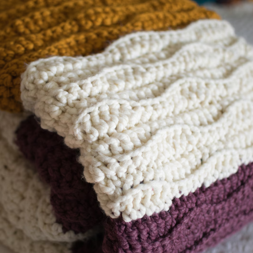 Chunky Wave Blanket