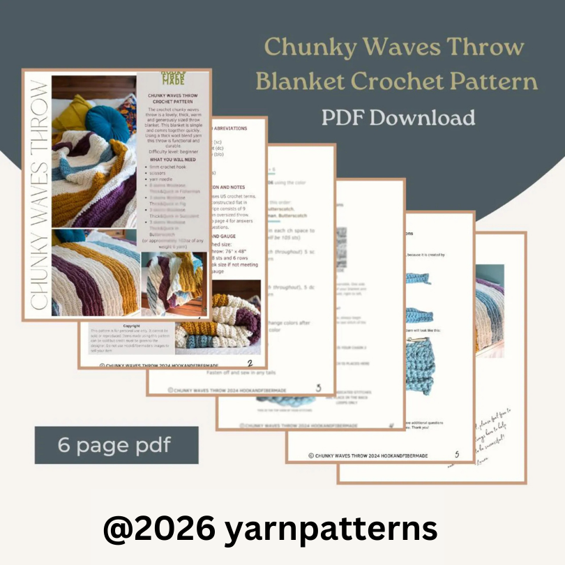 Chunky Wave Blanket