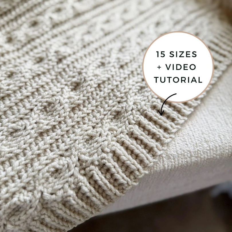 Textured Crochet Blanket