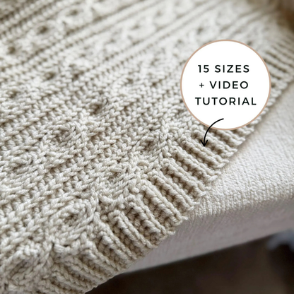 Textured Crochet Blanket