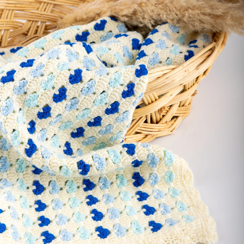 Crochet Heart Blanket