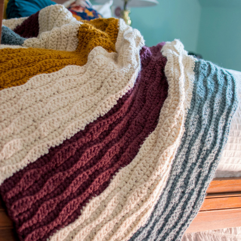 Chunky Wave Blanket