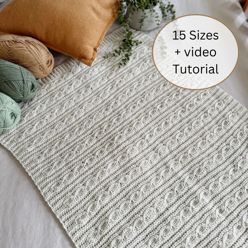 Textured Crochet Blanket