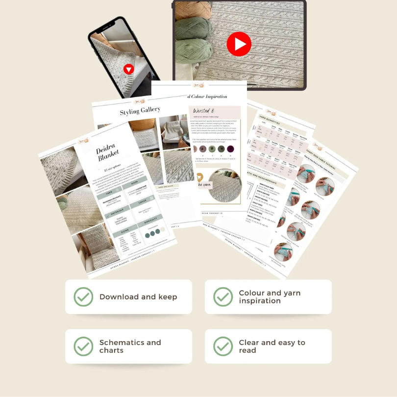 Textured Crochet Blanket