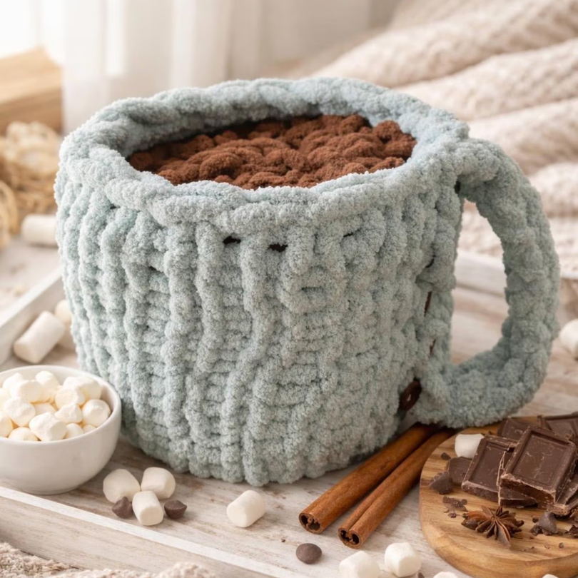 Hot Cocoa Mug Blanket