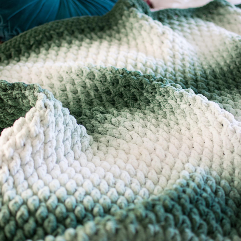 Evergreen Chunky Throw Pattern