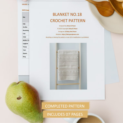 Modern Crochet Blanket