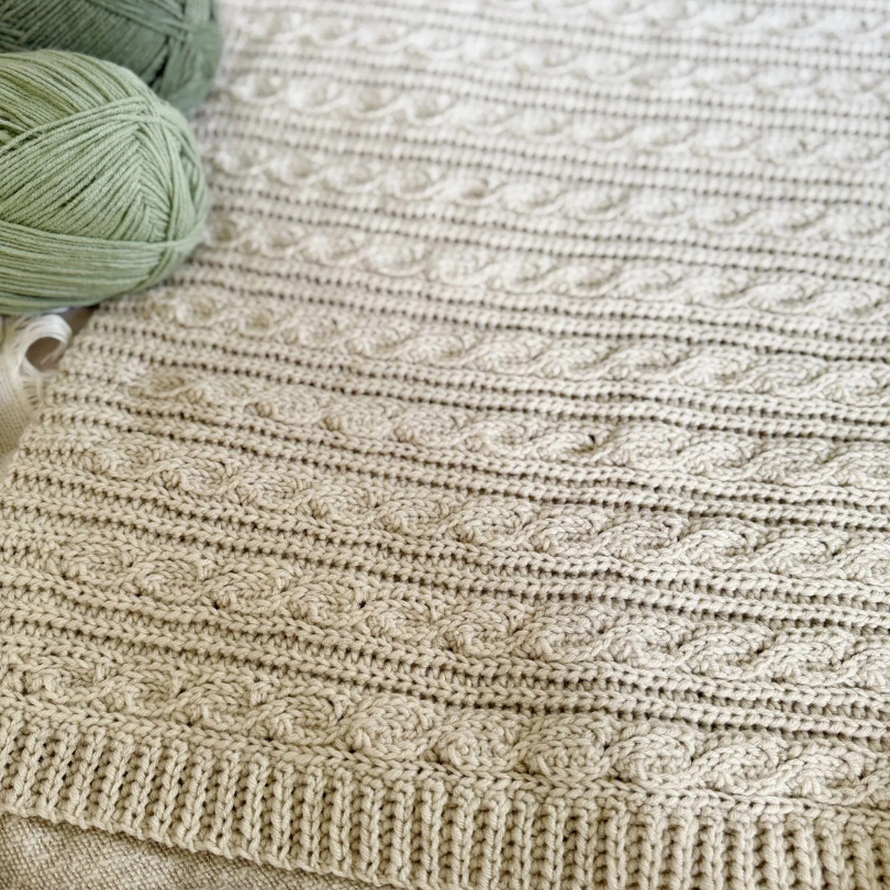 Textured Crochet Blanket