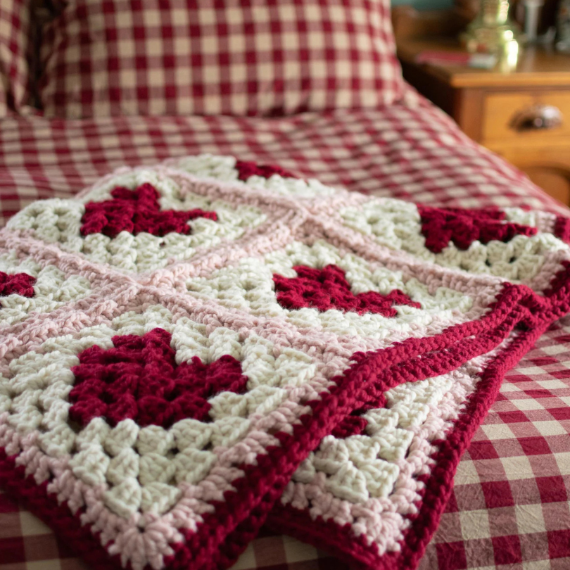 Granny Heart Blanket