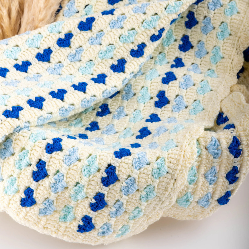 Crochet Heart Blanket