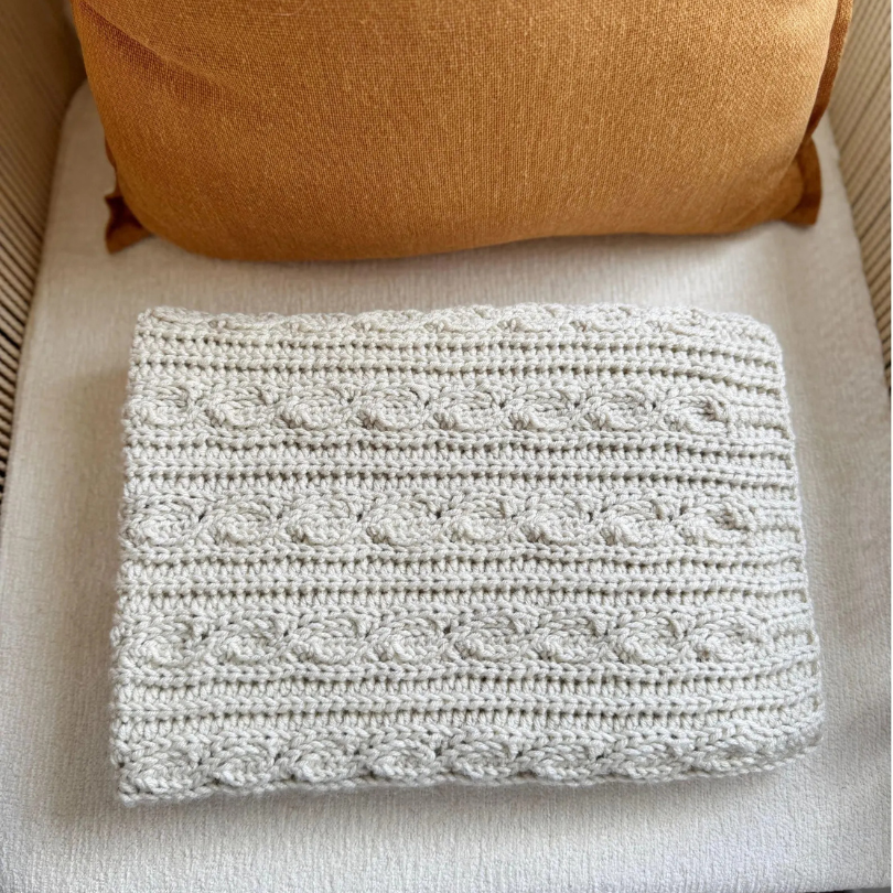 Textured Crochet Blanket